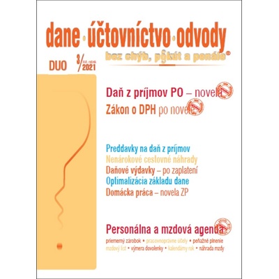Dane, účtovníctvo, odvody bez chýb , pokút a penále
