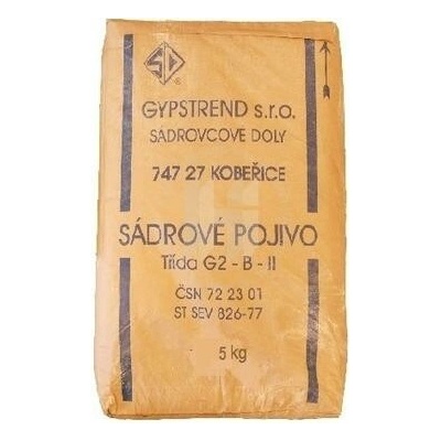 Sádra stavební a elektrikářská (šedá) 5 kg