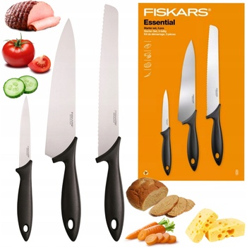 Fiskars Set 3 obľúbených nožov Functional Form 1014199