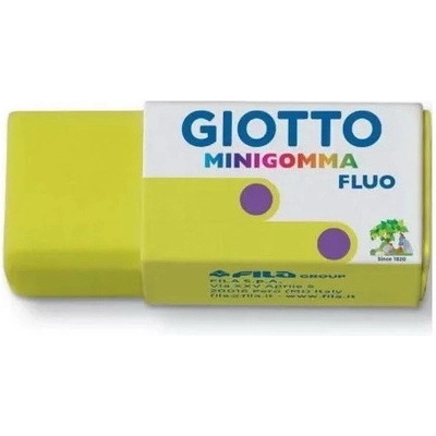 Giotto Minigomma Fluo mazací pryž žlutá