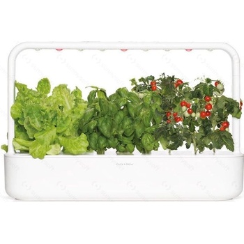 Click and Grow Click and Grow Smart Garden 9 chytrý květináč + 9ks kapslí se semínky bílý