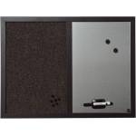 BI-OFFICE Бюфет Bi-Office 45x60cm с дървена рамка в сребристо/черно P8110-0170 (P8110-0170)