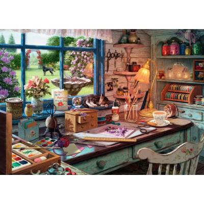 Ravensburger - Puzzle The Craft Shed - 1 000 piese