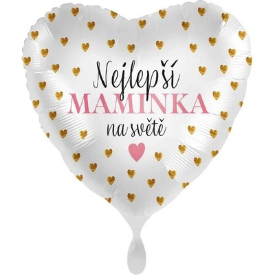 Foliový balonek Nejlepší maminka na světě CZ 43 cm