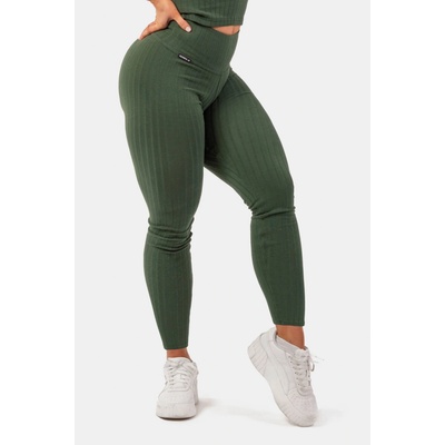 Nebbia legíny high waist z organickej bavlny 405 dark green