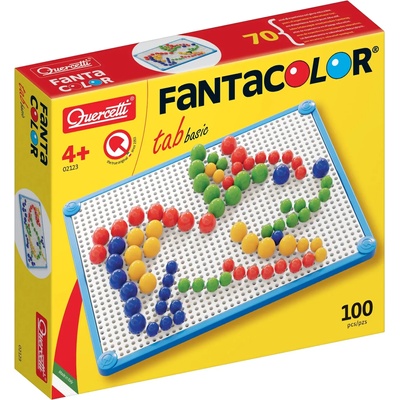 Quercetti Мозайка от 100 части Quercetti - Fantacolor Basic (2123)