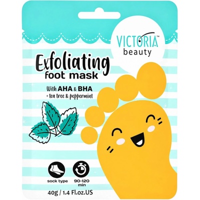 Victoria Beauty Maska na nohy s mátou a čajovníkem 40 g