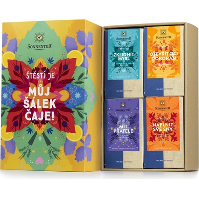 Sonnentor Dárková kazeta čajová Štěstí je... – Zboží Živě