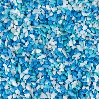 Flamingo Gravel - Камъни / грунд за аквариуми, 1 кг. /синьо-сив