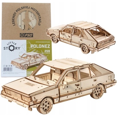 Little Story Drevené 3D puzzle Polonez 1500 259 ks