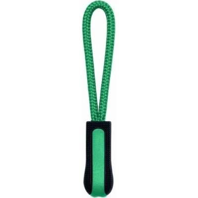 KARIBAN VINTAGE K851 / Ťaháčik na zips - black/kelly green Univerzálny