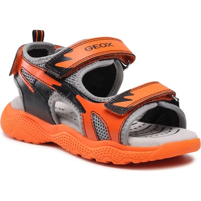 Geox Сандали Geox J S. Splush J25GPB 014CE C0569 S Orange/Black (J S.Splush J25GPB 014CE C0569 S)