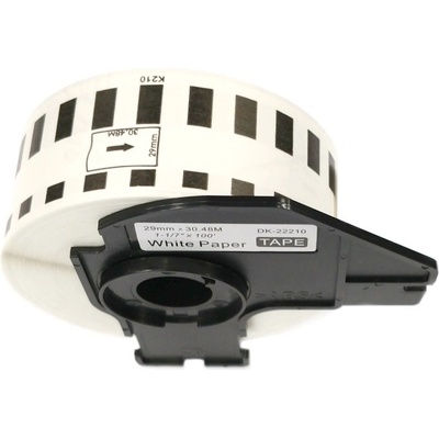 Originálná papírová role Brother DK-22210 29mm x 30.48m, bílá, 1 ks
