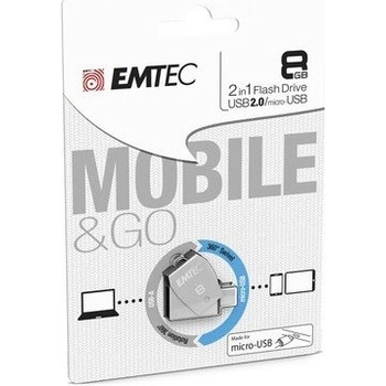 EMTEC T250 Dual 8GB ECMMD8GT252B