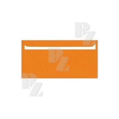 Barevné obálky DL 100g oranžová 25ks, Elco