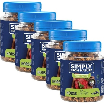 SIMPLY FROM NATURE Tréninkové pamlsky z koňského masa 5 x 130 g