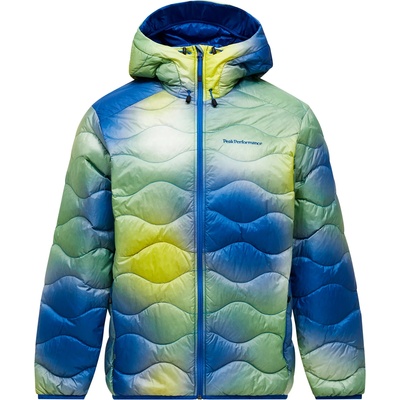 Peak Performance Мъжко пухено яке Peak Performance Aop Helium Down Hood Down jacket - Sunny Melt (004-7215-0113)