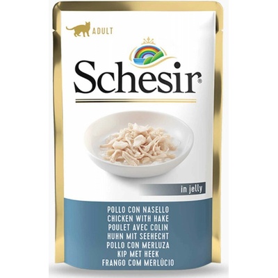 Schesir Cat Kuracie s morskou štukou 85 g