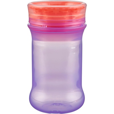 Vital Baby Неразливаща Се Чаша С Мек Силиконов Ръб За Отпиване 360° Лилава Vital Baby