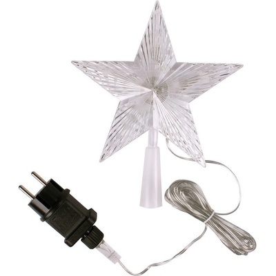 LED vianočná Hviezda na stromček 10 LED LE-068W