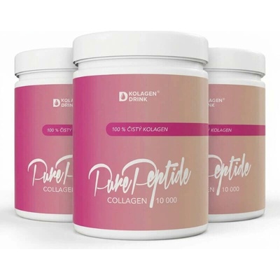 KolagenDrink collagen 10 000 PURE peptide hydrolyzovaný hovädzí kolagén 3 x 300 g