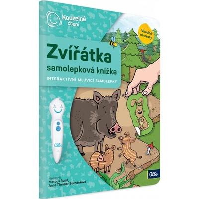 Albi kouzelné čtení samolepková knížka zvířátka