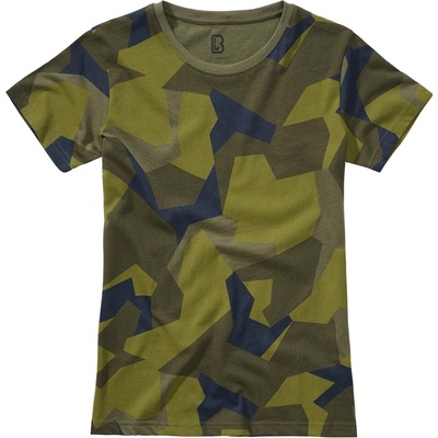 Urban Classics Dámske tričko Ladies T Shirt swedish camo