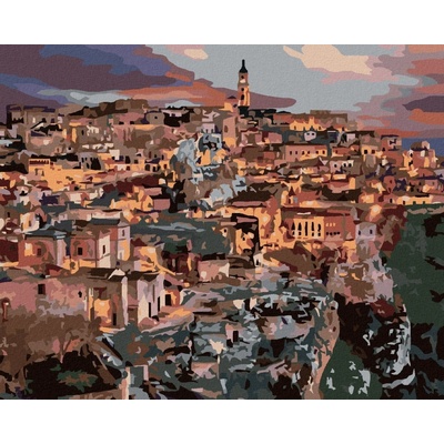 Malování podle čísel Město Matera