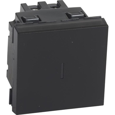 Legrand Кръстат ключ 2 мод. цвят Черен Easy-Led Mosaic - 079321L (079321L)
