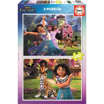 Educa - Puzzle 2x100 Encanto Disney - 100 piese
