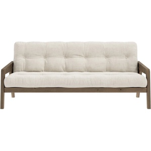 Karup Design Бежов велурен разтегателен диван 204 cm Grab - Karup Design (132106510)