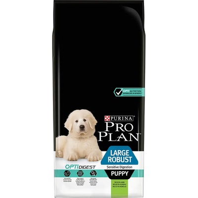 PRO PLAN 2х10кг Large Robust Puppy OPTIDIGEST PRO PLAN, суха храна за кучета, с агнешко