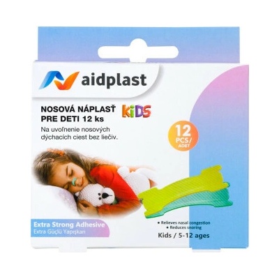 Aidplast Náplasť na nos pre deti 12 ks