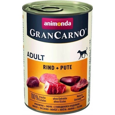 Animonda Gran Carno Adult hovězí & krůta 12 x 400 g