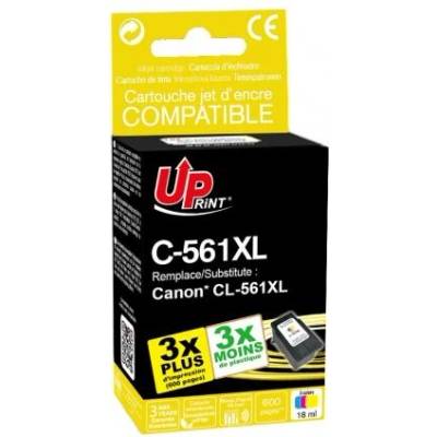 Compatible Мастилница uprint, canon c-561xl, Цветна (lf-ink-can-pg-561xl-cl)