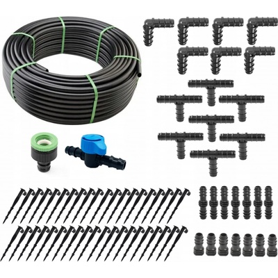 Trubka pro zavlažování Edger PE 16 mm 100 m, sada