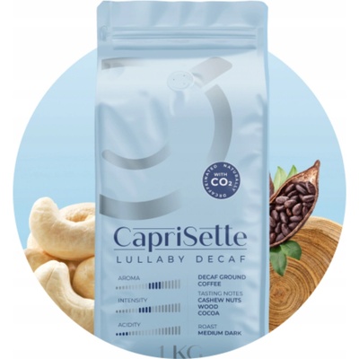 Caprisette Lullaby Decaf zrnková 1 kg
