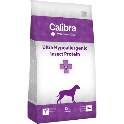 Calibra Sparpaket: 2x12кг Ultra Hypoallergenic Insect Calibra Veterinary Diet Dog, суха храна за кучета