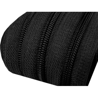 Zip spirálový 3 mm metráž pro jezdce typu ASIC 332 černá