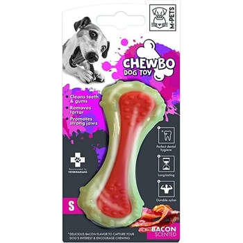 M-PETS Chewbo Choppy Bacon Scented - дентална играчка кокал бекон, два размера