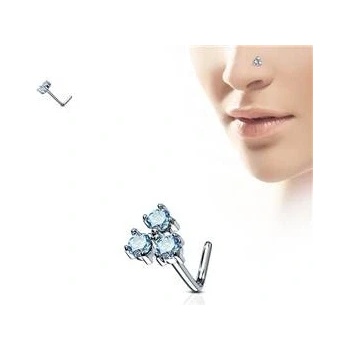 Šperky4U zahnutý piercing do nosu N0079-Q