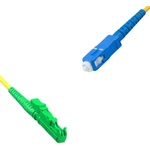 Conneu E2000-APC-SC-UPC симплексна пач корда, сингълмод OS2, 3 мм. , жълта, Conneu (30 м) (CNFJ-E2ASCOS2SYE3mm-30)