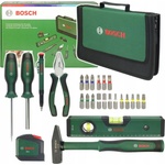Bosch Комплект от 25 ръчни инструменти и накрайници за винтоверт на BOSCH Universal Hand Tool Set (1600A0275J)