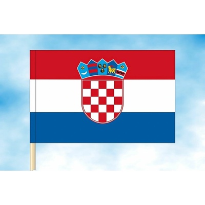 LIBEA, s.r.o. Vlajka Chorvatska Rozměr: 40×60 cm, Uchycení: Návlek na žerď