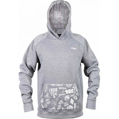 TSG hooded sweatshirt sticky dark grey mel