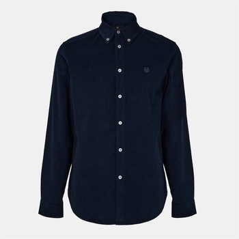 BELSTAFF Men's Long-Sleeve Corduroy Shirt - Dark Ink