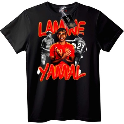 NOONEBRAND Тениска Lamine Yamal Спорт - 2XL, Black