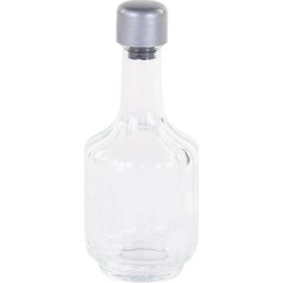 PRACTIC Skleněná karafa na koření, 150 ml, červené víčko transparentní