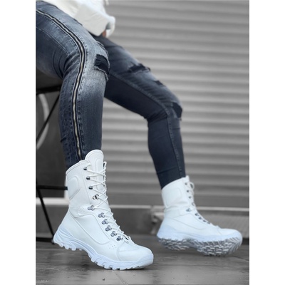 BOA Shoes Мъжки спортни боти с връзки ba0605 - Бели #362666 (362666_Бяло)
