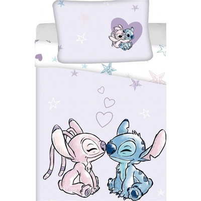 Jerry Fabrics Disney povlečení Lilo and Stitch Purple baby 100 x 135 cm 40 x 60 cm – Zbozi.Blesk.cz